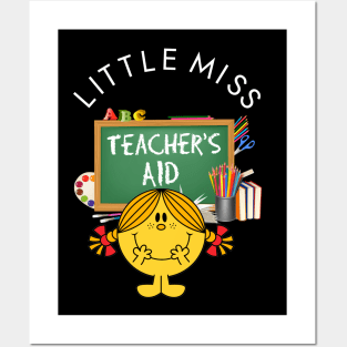Little Miss Teacher's Aid Posters and Art